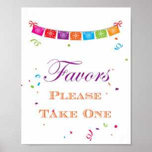 Poster Fête des mariées Fiesta - Jeu 8 x 10