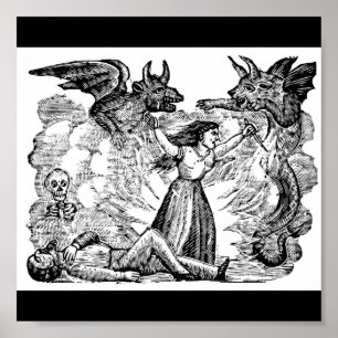 Poster Fête des Morts, Mexique vers la fin des années 180