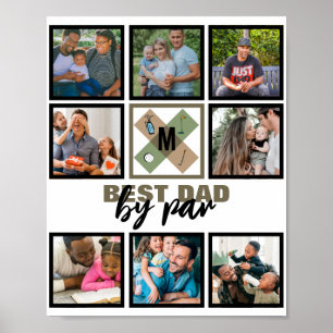 Poster Fête des pères Personnalisée Meilleur Papa Par Par