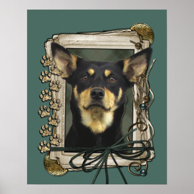 Poster Fête des pères - Poches de pierre - Kelpie - Jude (Devant)