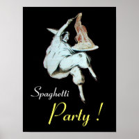 FÊTE DES SPAGHETTIS, CUISINE ITALIENNE, noir