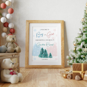 Poster Fête d'hiver de Noël