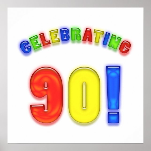 Poster Fête du 90e anniversaire (Devant)