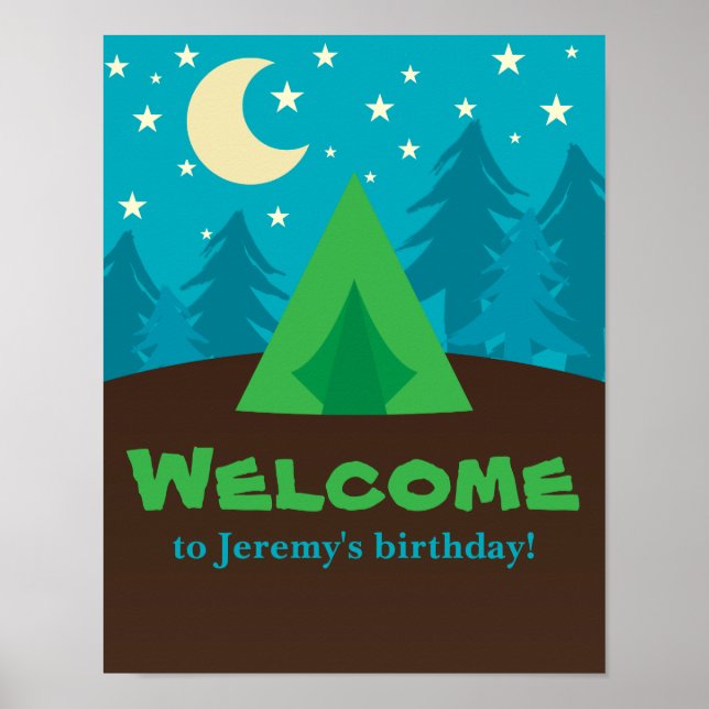 Poster Fête du camping (Devant)