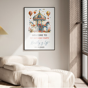 Poster Fête du Carnaval moderne de Mare Circus Premier an