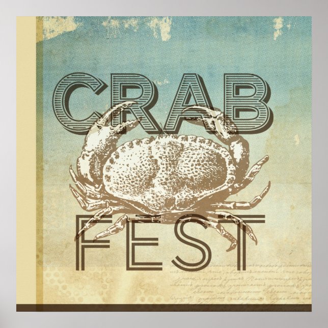 Poster Fête du crabe (Devant)
