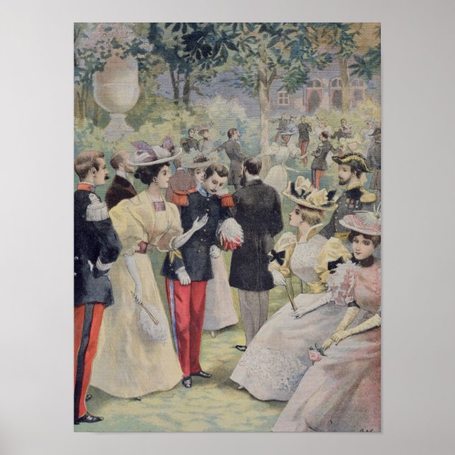 Poster Fête du jardin à l'Elysee (Devant)