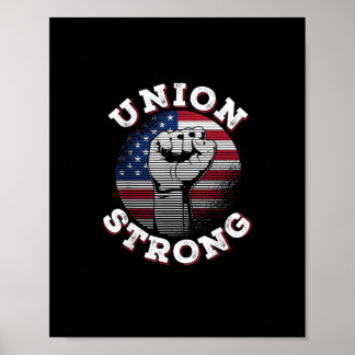 Poster Fête du travail forte de l'Union
