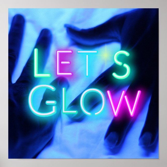 Poster Fête Psychédélique de Neon Rave (Devant)