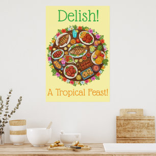 Poster Fête Tropicale