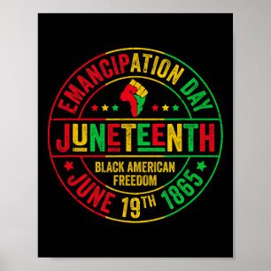 Poster Fêter la liberté 1865 Femmes afro-américaines