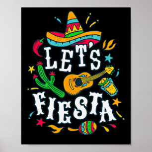 Poster Fêtons la fête mexicaine du Festival Cinco De Mayo