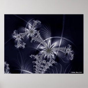 Poster Feu blanc