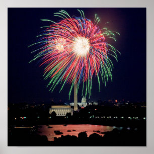 Poster Feu d'artifice dans l'affiche DC
