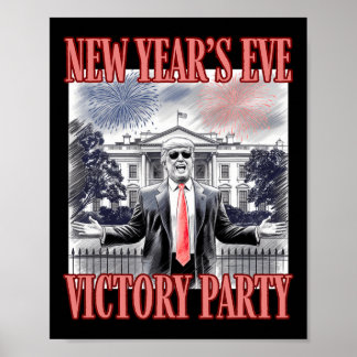 Poster Feu d'artifice du Nouvel An de la Victoire de Trum