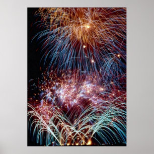 Poster Feu d'artifice par tdgallery