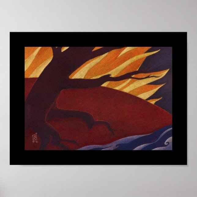 Poster Feu d'automne (Devant)
