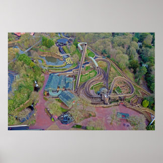 Poster Feu de drone de Wicker Man | Alton Towers Resort