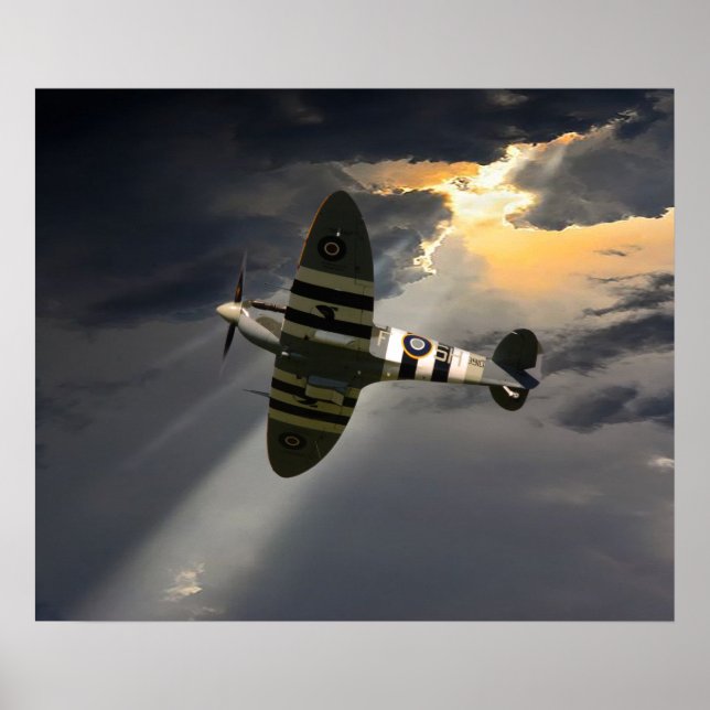 Poster Feu d'éclat de supermarine (Devant)