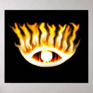 Poster Feu des yeux