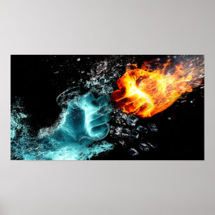 Poster Feu et glace