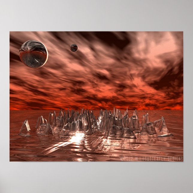 Poster Feu et glace (Devant)