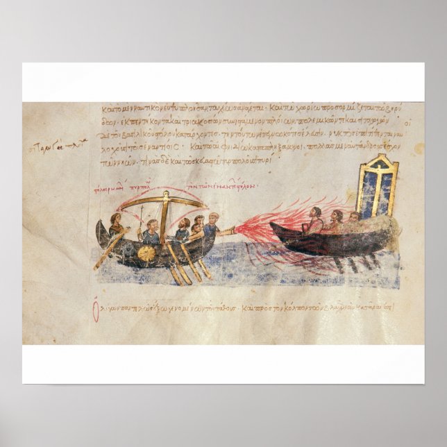 Poster Feu grec (vellum) (Devant)
