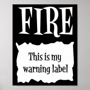 Poster Feu - Paquet chaud Halloween Costume Taco 1