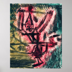 Poster Feuer Clown I (Clown de feu), (1921) de Paul Klee