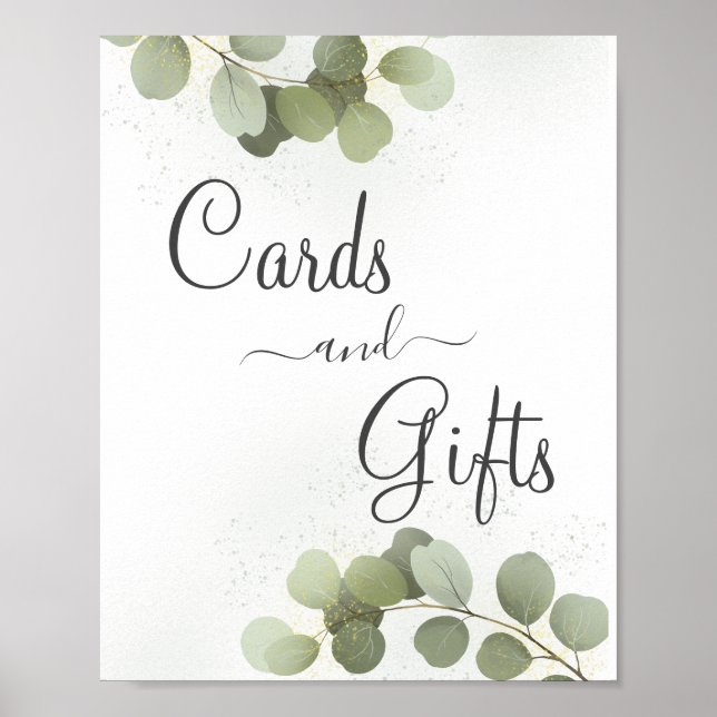 Poster Feuillage de verdure Eucalyptus (Devant)