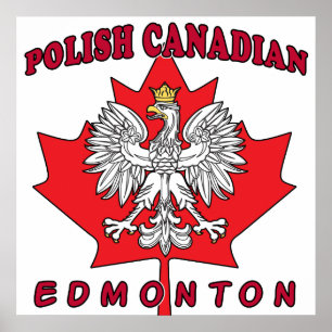 Poster Feuille canadienne polonaise d'Edmonton