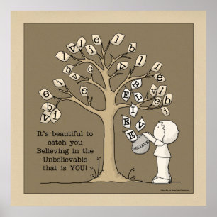 Poster feuille contagieux de Be'LEAVES'-