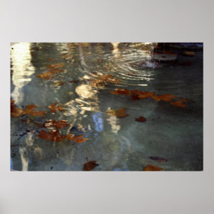 Poster Feuille d'automne en Provence