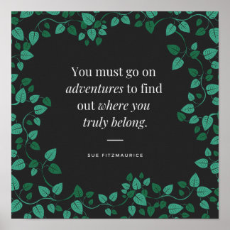 Poster Feuille d'aventure