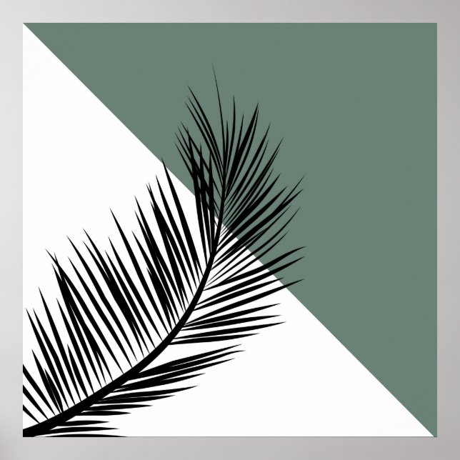 Poster Feuille de palme (Devant)