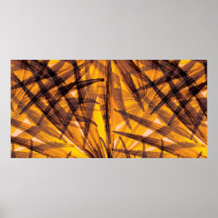 Poster Feuille de palme tropicale motif