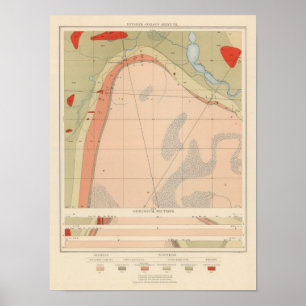 Poster Feuille détaillée VII de géologie
