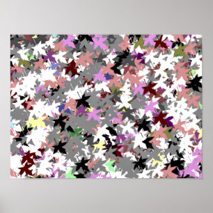 POSTER FEUILLES ARBRES