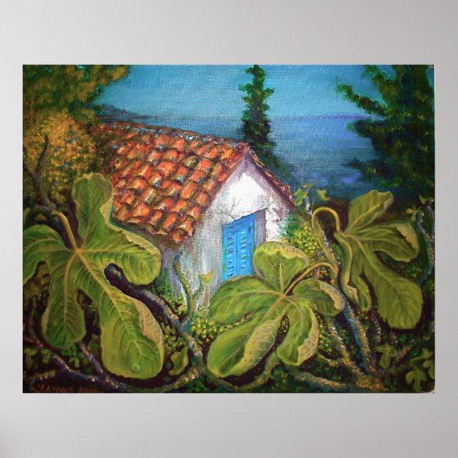 Poster Feuilles de figues (Devant)