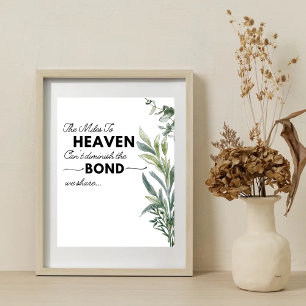 Poster Feuilles d'Eucalyptus En Souvenir Amoureux