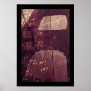 Poster feuilles du pont