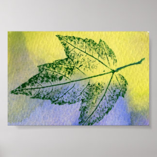 Poster Feuilles Nature Imprimer Mini-Poster
