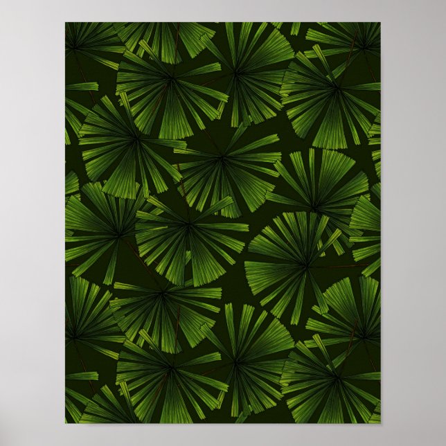 Poster Feuilles Palm (Devant)