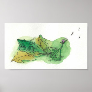 Poster Feuilles tombés