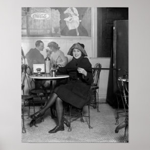 Poster Feutre avec boîte cachée - Interdiction - 1920