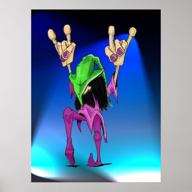 Poster Feux bleus Encore (Devant)