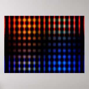 Poster Feux brillants colorés