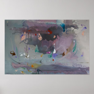Poster Feux d'artifice gris - 2000  Helen Frankenthaler -