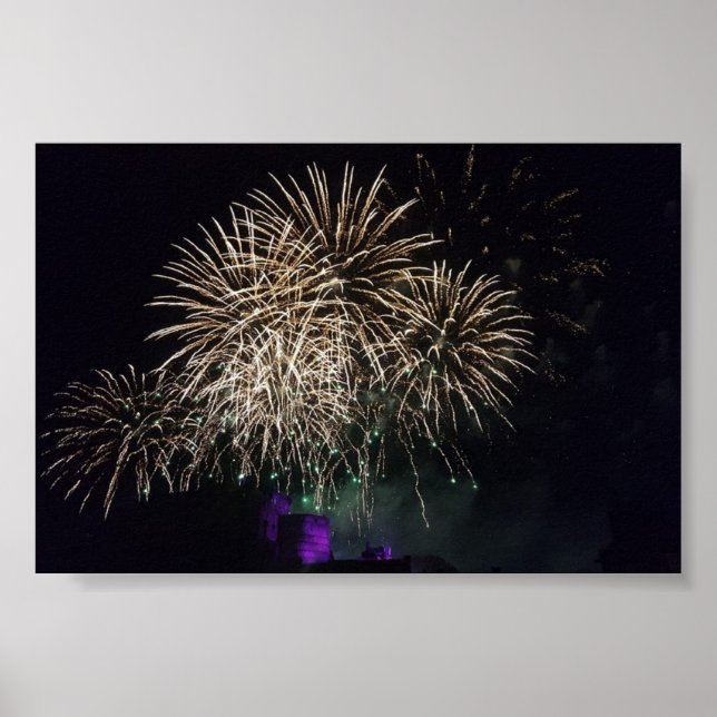 Poster Feux nocturnes (Devant)