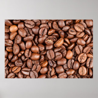 Poster Fèves de café